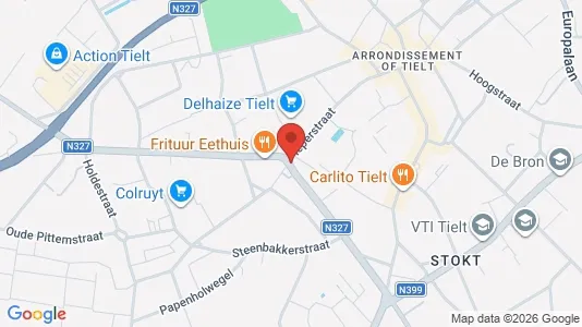 Apartments for rent i Tielt - kort over placeringen