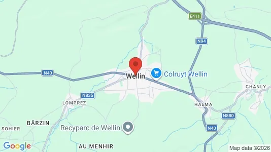 Houses for rent i Wellin - kort over placeringen