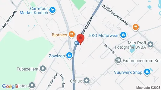 Apartments for rent i Kontich - kort over placeringen