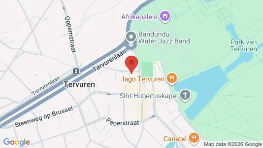 Apartments for rent i Tervuren - kort over placeringen