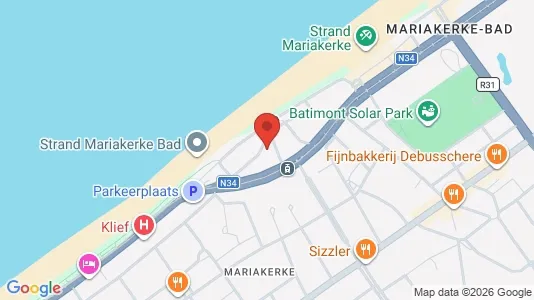 Apartments for rent i Oostende - kort over placeringen