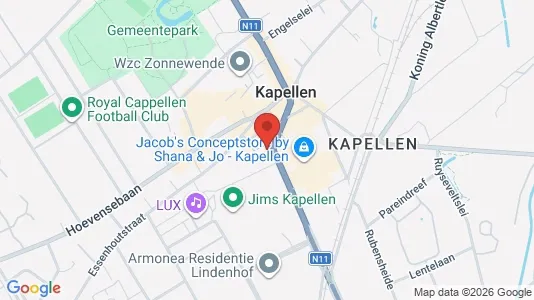 Apartments for rent i Kapellen - kort over placeringen