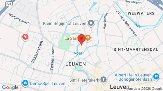 Apartments for rent i Leuven - kort over placeringen