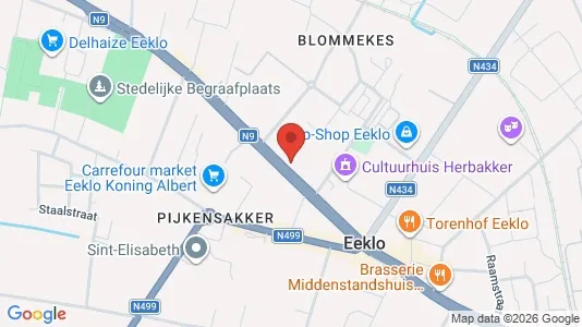 Apartments for rent i Eeklo - kort over placeringen