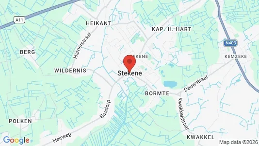 Houses for rent i Stekene - kort over placeringen