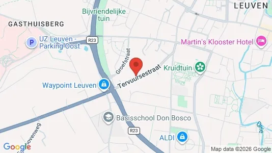 Apartments for rent i Leuven - kort over placeringen