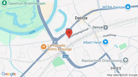 Apartments for rent i Deinze - kort over placeringen