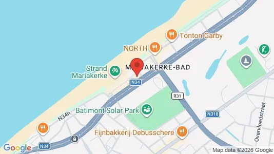 Apartments for rent i Oostende - kort over placeringen