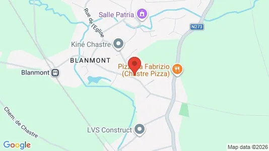 Apartments for rent i Chastre - kort over placeringen