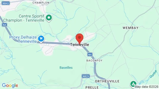 Apartments for rent i Tenneville - kort over placeringen