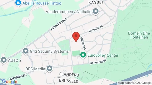 Apartments for rent i Vilvoorde - kort over placeringen