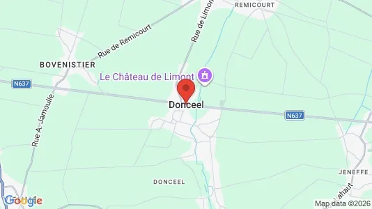 Houses for rent i Donceel - kort over placeringen