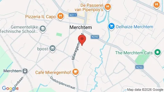 Apartments for rent i Merchtem - kort over placeringen