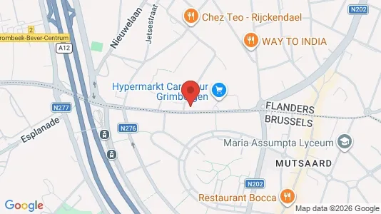 Apartments for rent i Grimbergen - kort over placeringen