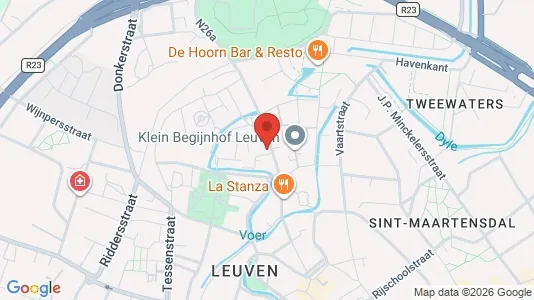 Apartments for rent i Leuven - kort over placeringen