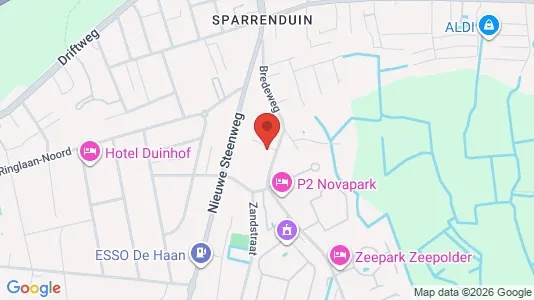 Apartments for rent i De Haan - kort over placeringen
