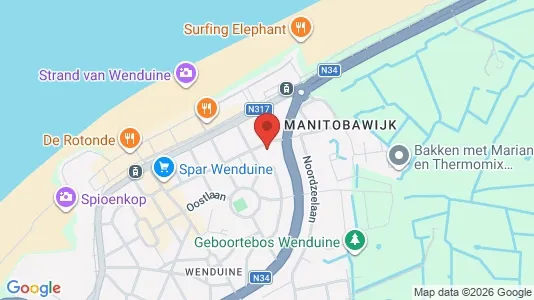 Apartments for rent i De Haan - kort over placeringen