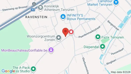 Apartments for rent i Tervuren - kort over placeringen