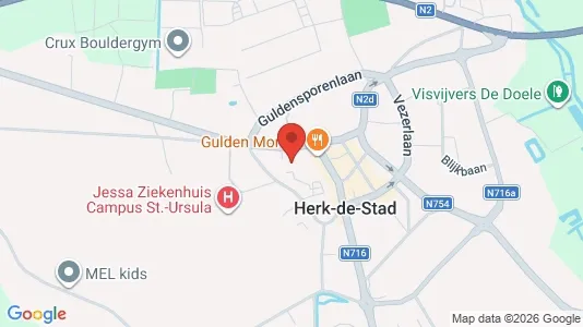 Apartments for rent i Herk-de-Stad - kort over placeringen