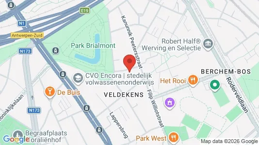 Apartments for rent i Antwerp Berchem - kort over placeringen