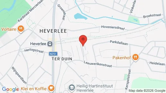 Apartments for rent i Leuven - kort over placeringen