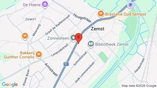 Apartments for rent i Zemst - kort over placeringen