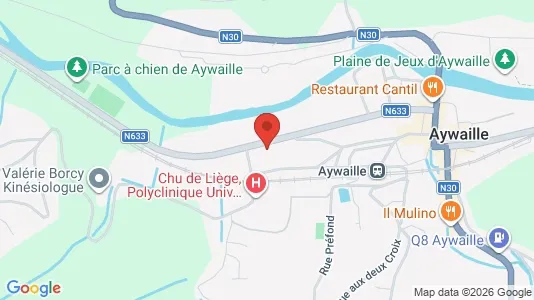 Apartments for rent i Aywaille - kort over placeringen