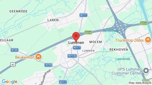 Houses for rent i Lummen - kort over placeringen