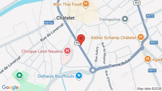Apartments for rent i Châtelet - kort over placeringen
