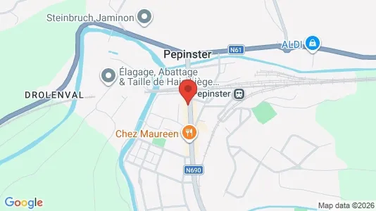 Apartments for rent i Pepinster - kort over placeringen