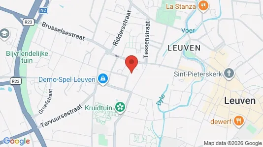 Apartments for rent i Leuven - kort over placeringen
