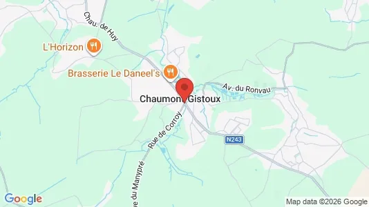 Houses for rent i Chaumont-Gistoux - kort over placeringen