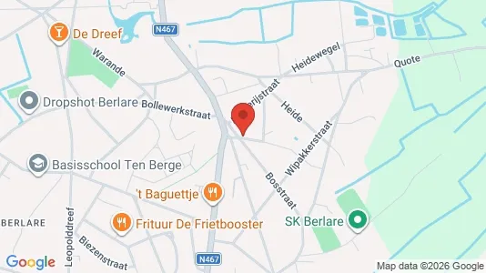 Apartments for rent i Berlare - kort over placeringen