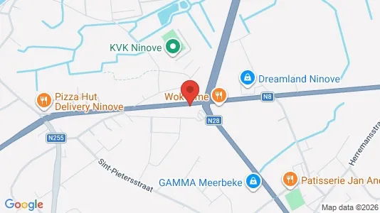 Apartments for rent i Ninove - kort over placeringen