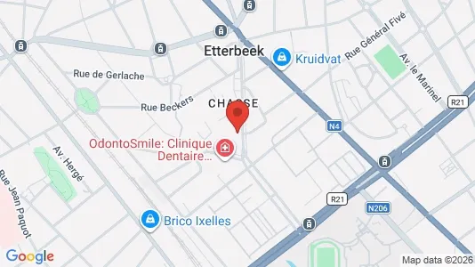 Apartments for rent i Brussels Etterbeek - kort over placeringen
