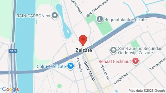 Apartments for rent i Zelzate - kort over placeringen