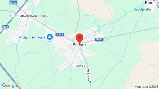 Houses for rent i Perwijs - kort over placeringen