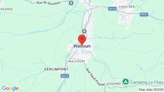Houses for rent i Walcourt - kort over placeringen