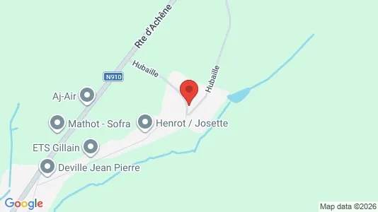 Apartments for rent i Houyet - kort over placeringen