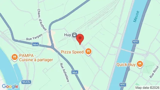 Apartments for rent i Hoei - kort over placeringen