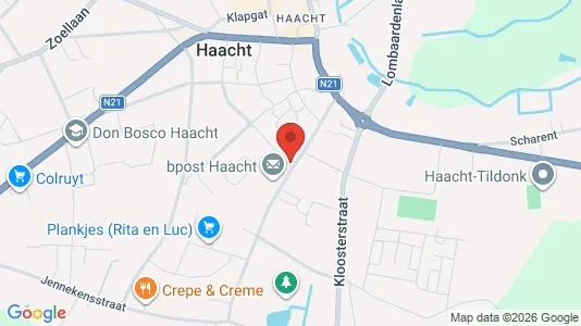 Apartments for rent i Haacht - kort over placeringen