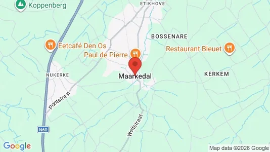 Houses for rent i Maarkedal - kort over placeringen