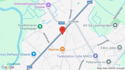 Apartments for rent i Zulte - kort over placeringen