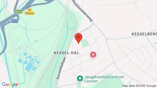 Apartments for rent i Leuven - kort over placeringen