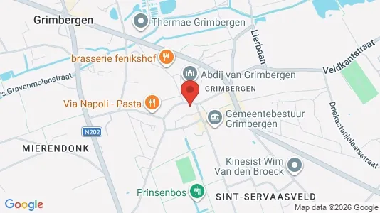 Apartments for rent i Grimbergen - kort over placeringen