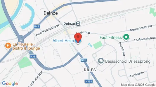 Apartments for rent i Deinze - kort over placeringen