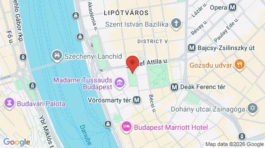 Apartments for rent i Budapest Belváros-Lipótváros - kort over placeringen
