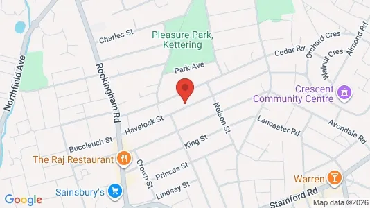 Apartments for rent i Kettering - Northamptonshire - kort over placeringen