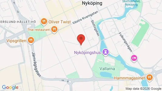 Apartments for rent i Nyköping - kort over placeringen