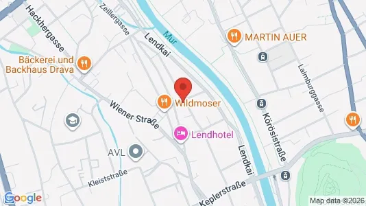 Apartments for rent i Graz - kort over placeringen